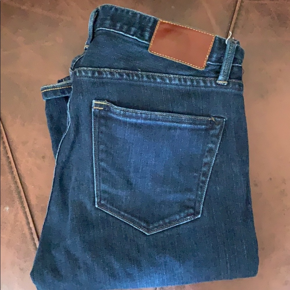 Dark wash skinny